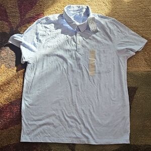 St. John's Bay Light Blue Polo Shirt